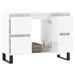 Armoire de salle de bain blanc brillant 80x33x60 cm - Photo n°3