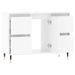 Armoire de salle de bain blanc brillant 80x33x60 cm - Photo n°4