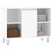 Armoire de salle de bain blanc brillant 80x33x60 cm - Photo n°3