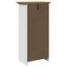 Armoire de salle de bain BODO blanc et marron 44x30x90 cm - Photo n°6