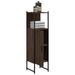 Armoire de salle de bain chêne marron 33x33x120,5 cm - Photo n°4