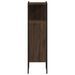 Armoire de salle de bain chêne marron 33x33x120,5 cm - Photo n°5