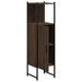 Armoire de salle de bain chêne marron 33x33x120,5 cm - Photo n°6