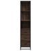 Armoire de salle de bain chêne marron 35x37,5x166 cm - Photo n°5