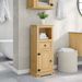 Armoire de salle de bain Corona 45x33x110 cm bois de pin massif - Photo n°1