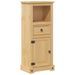 Armoire de salle de bain Corona 45x33x110 cm bois de pin massif - Photo n°2