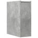 Armoire de salle de bain étroite avec roulettes gris béton - Photo n°6