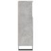 Armoire de salle de bain gris béton 30x30x100 cm - Photo n°7