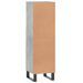 Armoire de salle de bain gris béton 30x30x100 cm - Photo n°8