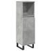 Armoire de salle de bain gris béton 30x30x100 cm - Photo n°2