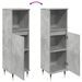 Armoire de salle de bain gris béton 30x30x100 cm - Photo n°8