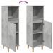 Armoire de salle de bain gris béton 30x30x100 cm - Photo n°8