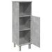 Armoire de salle de bain Gris béton 30x30x95 cm - Photo n°7