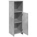 Armoire de salle de bain Gris béton 30x30x95 cm - Photo n°7