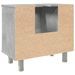 Armoire de salle de bain Gris béton 60x32x53,5 cm - Photo n°7