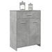 Armoire de salle de bain Gris béton 60x33x80 cm - Photo n°1