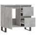 Armoire de salle de bain gris béton 65x33x60 cm - Photo n°5