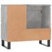 Armoire de salle de bain gris béton 65x33x60 cm - Photo n°7