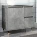 Armoire de salle de bain gris béton 65x33x60 cm - Photo n°1