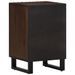 Armoire de salle de bain marron 38x34x58cm bois massif manguier - Photo n°4