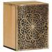 Armoire de salle de bain murale 38x33x48cm bois massif manguier - Photo n°1
