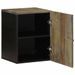 Armoire de salle de bain murale 38x33x48cm bois massif manguier - Photo n°2