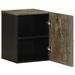 Armoire de salle de bain murale 38x33x48cm bois massif manguier - Photo n°2