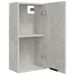 Armoire de salle de bain murale Gris béton 32x20x67 cm - Photo n°8