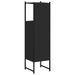 Armoire de salle de bain noir 33x33x120,5 cm bois d'ingénierie - Photo n°8