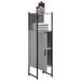 Armoire de salle de bain sonoma gris 33x33x120,5 cm - Photo n°4