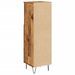 Armoire de salle de bain vieux bois 30x30x100cm bois ingénierie - Photo n°6