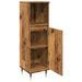 Armoire de salle de bain vieux bois 30x30x100cm bois ingénierie - Photo n°7