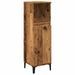 Armoire de salle de bain vieux bois 30x30x100cm bois ingénierie - Photo n°2