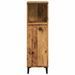 Armoire de salle de bain vieux bois 30x30x100cm bois ingénierie - Photo n°4