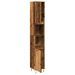 Armoire de salle de bain vieux bois 30x30x190cm bois ingénierie - Photo n°7