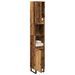 Armoire de salle de bain vieux bois 30x30x190cm bois ingénierie - Photo n°1