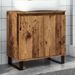 Armoire de salle de bain vieux bois 58x33x60 cm bois ingénierie - Photo n°1