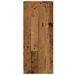 Armoire de salle de bain vieux bois 60x33x80 cm bois ingénierie - Photo n°5