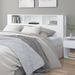 Tête de lit avec rangement Blanc 200x18,5x104,5 cm - Photo n°2