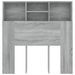 Armoire de tête de lit Sonoma gris 100x19x103,5 cm - Photo n°4