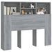 Armoire de tête de lit Sonoma gris 120x19x103,5 cm - Photo n°4