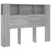 Armoire de tête de lit Sonoma gris 140x18,5x104,5 cm - Photo n°2