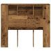 Armoire de tête de lit vieux bois 120x19x104,5 cm - Photo n°4