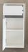 Armoire de toilette 1 porte 1 tiroir bois MDF blanc Sabine - Photo n°2