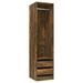 Armoire dressing 1 penderie 2 tiroirs 50 cm - Collection Kodok - Photo n°1