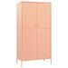 Armoire en acier 1 penderie 4 étagères réglables Klako 90 cm - Photo n°1