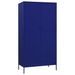 Armoire en acier 1 penderie 4 étagères réglables Klako 90 cm - Photo n°1