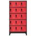 Armoire en acier Koface 90 cm – 15 casiers avec fermeture à clé - Photo n°2