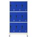 Armoire en acier Koface 90 cm – 9 casiers avec fermeture à clé - Photo n°1
