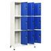 Armoire en acier Koface 90 cm – 9 casiers avec fermeture à clé - Photo n°3